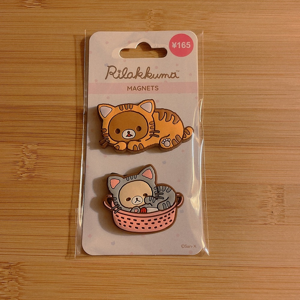 NEW San-X Rilakkuma Cute Tiger Cat Magnets